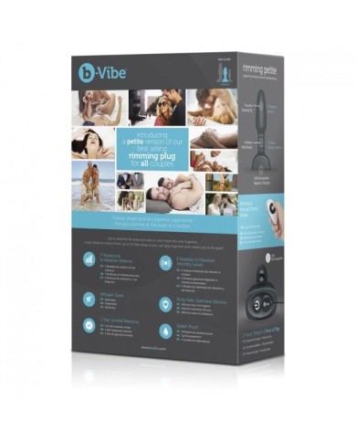 B VIBE RIMMING CONTROL REMOTO ANAL PLUG PETITE NEGRO B VIBE RIMMING CONTROL REMOTO ANAL PLUG PETITE NEGRO