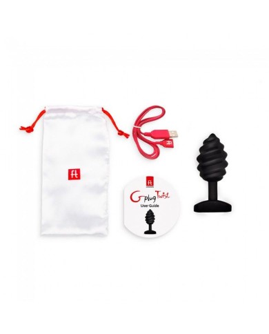 G VIBE GPLUG TWIST CON VIBRACION NEGRO G VIBE GPLUG TWIST CON VIBRACION NEGRO