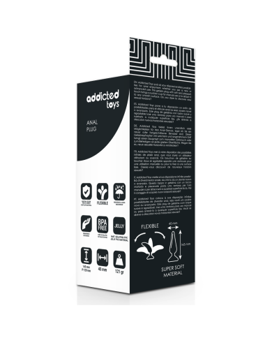 ADDICTED TOYS ANAL PLUG 145 CM NEGRO ADDICTED TOYS ANAL PLUG 145 CM NEGRO