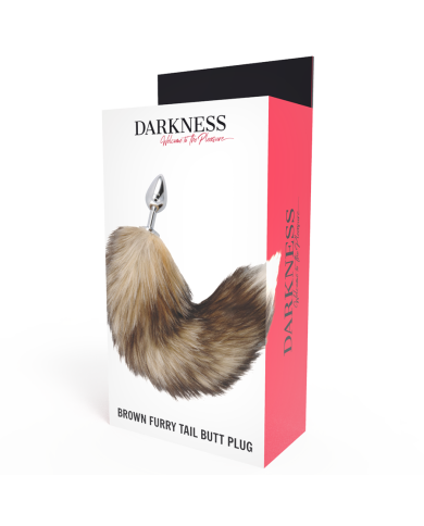 DARKNESS TAIL BUTT PLUG SILVER DARKNESS TAIL BUTT PLUG SILVER