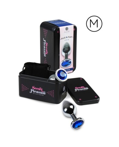 SECRETPLAY ANAL PLUG AZUL M SECRETPLAY ANAL PLUG AZUL M