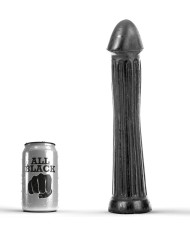 ALL BLACK PLUG DILDO 31 CM