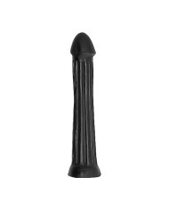 ALL BLACK PLUG DILDO 31 CM