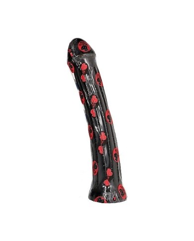 ALL BLACK PLUG DILDO 31 CM