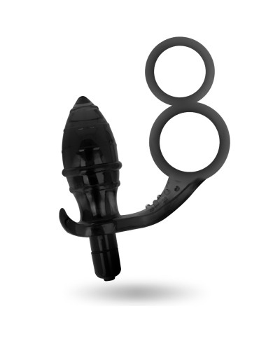 ADDICTED TOYS PLUG ANAL CON ANILLA DOBLE NEGRO ADDICTED TOYS PLUG ANAL CON ANILLA DOBLE NEGRO