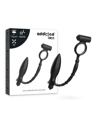 ADDICTED TOYS PLUG ANAL CON ANILLO VIBRADOR ADDICTED TOYS PLUG ANAL CON ANILLO VIBRADOR