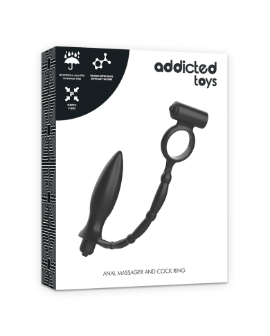ADDICTED TOYS PLUG ANAL CON ANILLO VIBRADOR ADDICTED TOYS PLUG ANAL CON ANILLO VIBRADOR