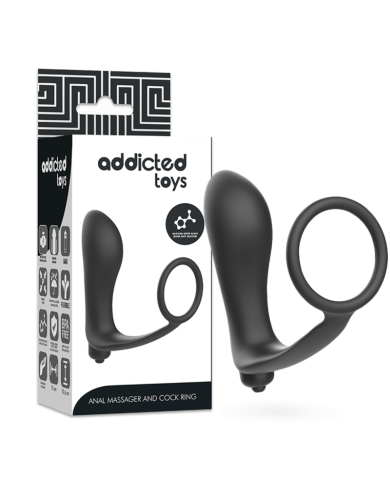 ADDICTED TOYS PLUG ANAL VIBRADOR CON ANILLO PENE ADDICTED TOYS PLUG ANAL VIBRADOR CON ANILLO PENE