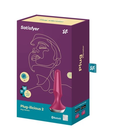 SATISFYER PLUG ILICIOUS 2 PLUG VIBRADOR BERRY SATISFYER PLUG ILICIOUS 2 PLUG VIBRADOR BERRY