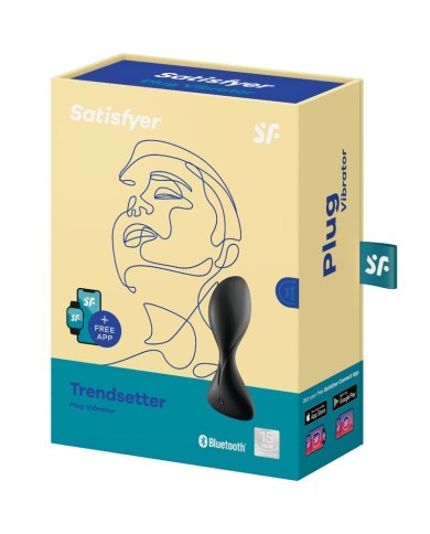 SATISFYER TRENDSETTER PLUG VIBRADOR APP VERDE SATISFYER TRENDSETTER PLUG VIBRADOR APP VERDE