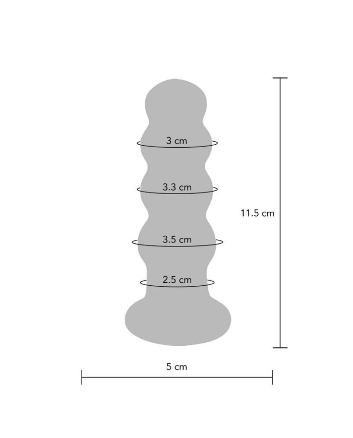 TOYJOY BUTTOCKS THE RADIANT GLASS BUTTPLUG