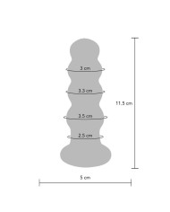 TOYJOY BUTTOCKS THE RADIANT GLASS BUTTPLUG