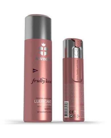 SWEDE FRUITY LOVE LUBRICANTE FRESAS CON CHAMPAGNE 100 ML SWEDE FRUITY LOVE LUBRICANTE FRESAS CON CHAMPAGNE 100 ML