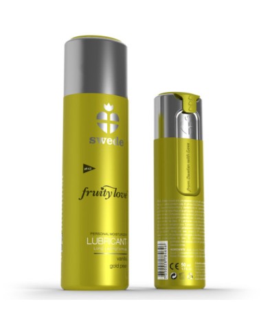 SWEDE FRUITY LOVE LUBRICANTE MANZANA GOLDEN Y VAINILLA 100 ML SWEDE FRUITY LOVE LUBRICANTE MANZANA GOLDEN Y VAINILLA 100 ML