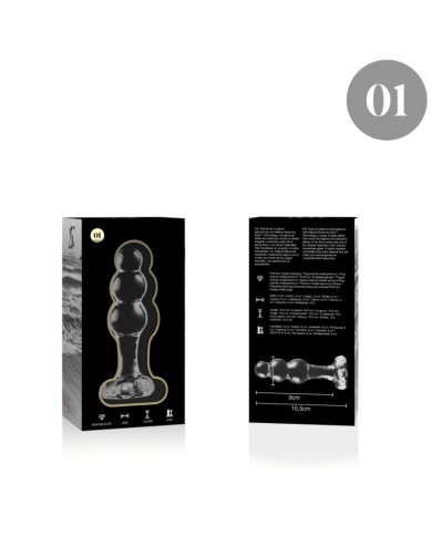 NEBULA SERIES BY IBIZA MODELO 1 PLUG CRISTAL TRANSPARENTE 105 CM O 3 CM