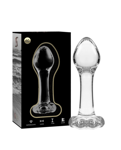 NEBULA SERIES BY IBIZA MODELO 2 PLUG CRISTAL TRANSPARENTE 11 CM O 35 CM