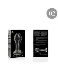 NEBULA SERIES BY IBIZA MODELO 2 PLUG CRISTAL TRANSPARENTE 11 CM O 35 CM