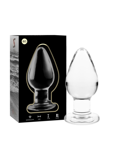 NEBULA SERIES BY IBIZA MODELO 3 PLUG CRISTAL TRANSPARENTE 11 CM O 5 CM
