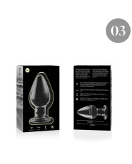 NEBULA SERIES BY IBIZA MODELO 3 PLUG CRISTAL TRANSPARENTE 11 CM O 5 CM