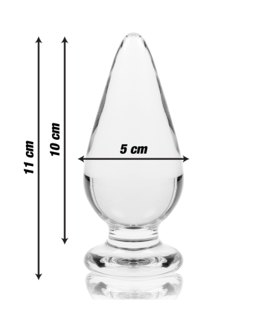 NEBULA SERIES BY IBIZA MODELO 4 PLUG CRISTAL TRANSPARENTE 11 CM O 5 CM