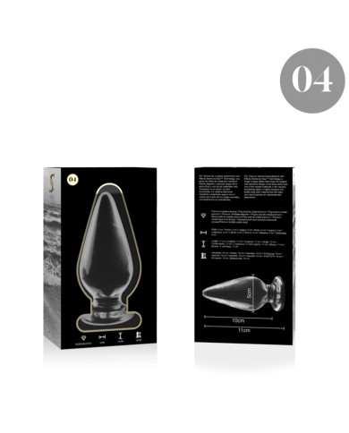 NEBULA SERIES BY IBIZA MODELO 4 PLUG CRISTAL TRANSPARENTE 11 CM O 5 CM