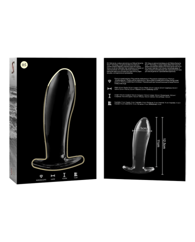 NEBULA SERIES BY IBIZA MODELO 5 PLUG CRISTAL TRANSPARENTE 125 CM O 35 CM