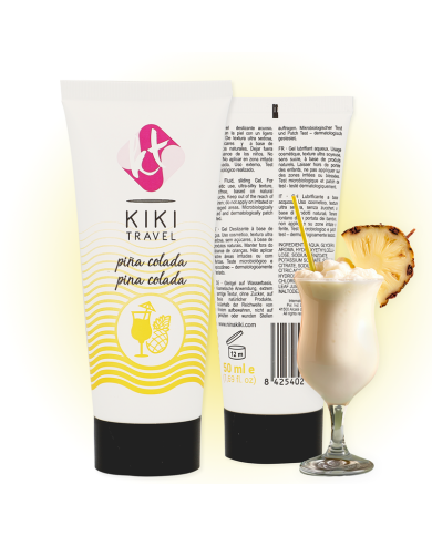 KIKI TRAVEL LUBRICANTE SABOR A PINA COLADA 50 ML KIKI TRAVEL LUBRICANTE SABOR A PINA COLADA 50 ML
