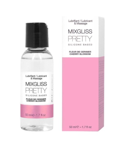 MIXGLISS PRETTY LUBRICANTE SILICONA FLOR DE CEREZA 50 ML MIXGLISS PRETTY LUBRICANTE SILICONA FLOR DE CEREZA 50 ML