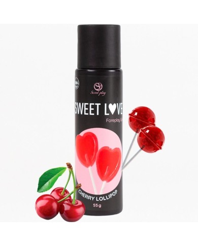 SECRETPLAY CEREZA LOLLIPOP GEL SWEET LOVE 60 ML SECRETPLAY CEREZA LOLLIPOP GEL SWEET LOVE 60 ML