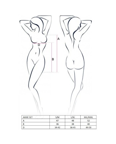 PASSION WOMAN AKKIE SET DISFRAZ ENFERMERA L XL PASSION WOMAN AKKIE SET DISFRAZ ENFERMERA L XL