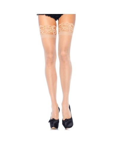 LEG AVENUE MEDIAS BEIGE LYCRA ANTIDESLIZANTE TALLA GRANDE LEG AVENUE MEDIAS BEIGE LYCRA ANTIDESLIZANTE TALLA GRANDE