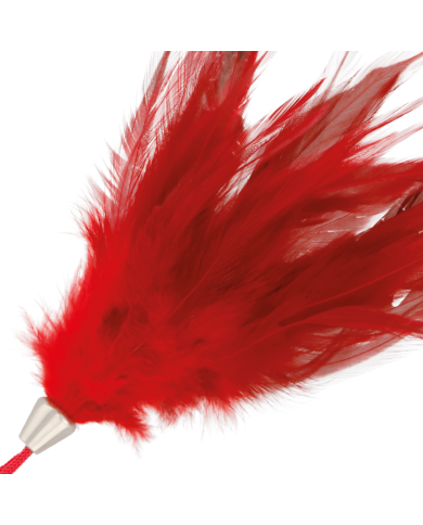 DARKNESS PLUMA ESTIMULADORA ROJO 17CM DARKNESS PLUMA ESTIMULADORA ROJO 17CM