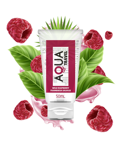 AQUA TRAVEL LUBRICANTE BASE AGUA SABOR FRAMBUESA SALVAJE 50 ML AQUA TRAVEL LUBRICANTE BASE AGUA SABOR FRAMBUESA SALVAJE 50 ML