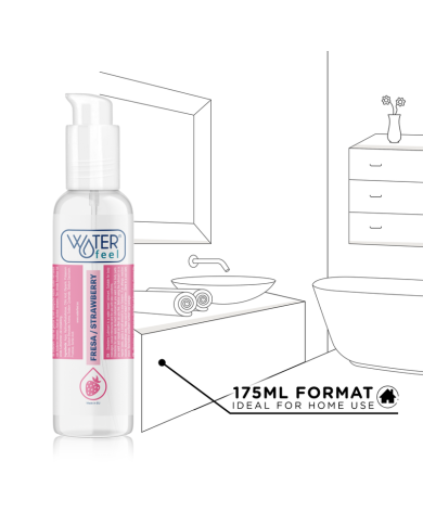 WATERFEEL LUBRICANTE BASE AGUA FRESA 175 ML WATERFEEL LUBRICANTE BASE AGUA FRESA 175 ML