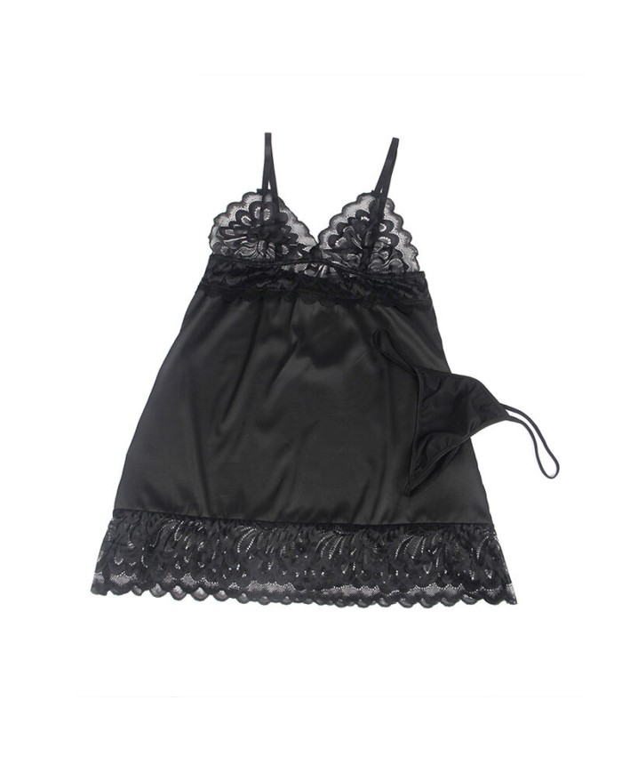 SUBBLIME BABYDOLL CON ESTAMPADO FLORAL PECHO NEGRO S M