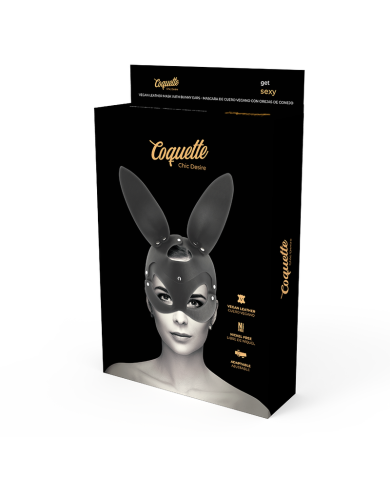 COQUETTE CHIC DESIRE MASCARA CUERO VEGANO CON OREJAS DE CONEJO COQUETTE CHIC DESIRE MASCARA CUERO VEGANO CON OREJAS DE CONEJO