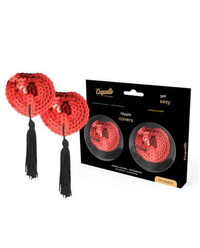 COQUETTE CHIC DESIRE CUBRE PEZONES ROJO COQUETTE CHIC DESIRE CUBRE PEZONES ROJO