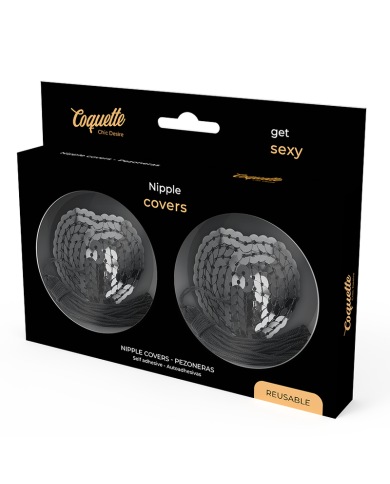 COQUETTE CHIC DESIRE CUBRE PEZONES NEGRO LENTEJUELAS COQUETTE CHIC DESIRE CUBRE PEZONES NEGRO LENTEJUELAS