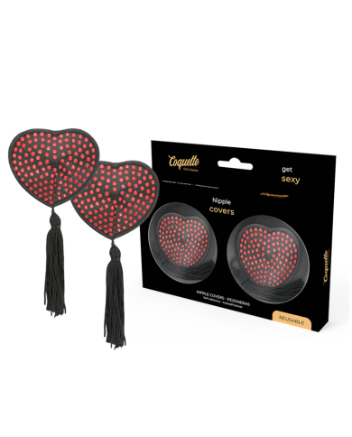 COQUETTE CHIC DESIRE CUBRE PEZONES ROJO NEGRO COQUETTE CHIC DESIRE CUBRE PEZONES ROJO NEGRO