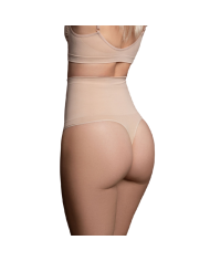 BYE BRA FAJA SIN COSTURAS ESTILO TANGA BEIGE TALLA M