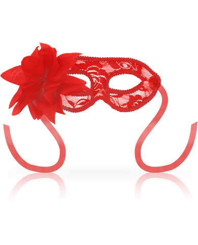 OHMAMA MASKS ANTIFAZ CON ENCAJES Y FLOR ROJO OHMAMA MASKS ANTIFAZ CON ENCAJES Y FLOR ROJO