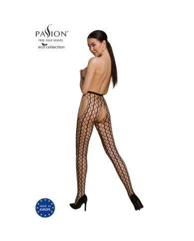 PASSION ECO COLLECTION BODYSTOCKING ECO S007 NEGRO PASSION ECO COLLECTION BODYSTOCKING ECO S007 NEGRO