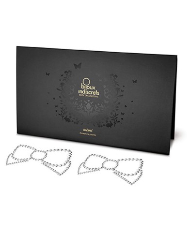 BIJOUX MIMI BOW CUBRE PEZONES PLATA BIJOUX MIMI BOW CUBRE PEZONES PLATA