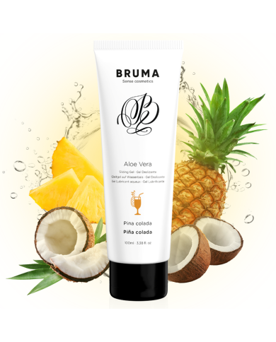 BRUMA GEL DESLIZANTE CON ALOE VERA SABOR A PINA COLADA 100 ML BRUMA GEL DESLIZANTE CON ALOE VERA SABOR A PINA COLADA 100 ML