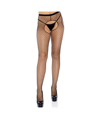 LEG AVENUE MEDIAS DE RED CROTCHLESS NEGRO LEG AVENUE MEDIAS DE RED CROTCHLESS NEGRO