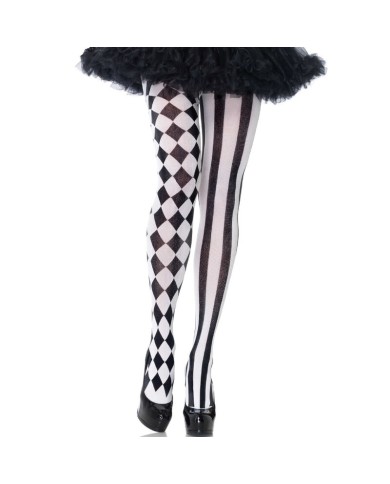 LEG AVENUE MEDIAS ARLEQUIN NEGRO BLANCO LEG AVENUE MEDIAS ARLEQUIN NEGRO BLANCO