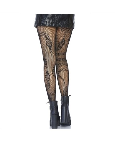 LEG AVENUE MEDIAS DE RED SERPIENTES NEGRO LEG AVENUE MEDIAS DE RED SERPIENTES NEGRO