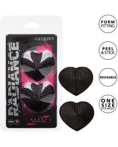 CALEXOTICS RADIANCE PEZONERAS JOYA FORMA DE CORAZON CALEXOTICS RADIANCE PEZONERAS JOYA FORMA DE CORAZON