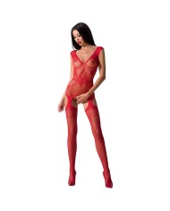 PASSION WOMAN BS062 BODYSTOCKING ROJO TALLA UNICA