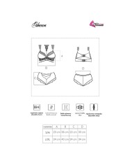 LIVCO CORSETTI FASHION PALMENOM LC 90614 SUJETADOR PANTY NEGRO